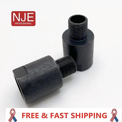1/2x28 Male To 5/8x24 Female Steel Muzzle Thread Adapter Free Washer • $17.99