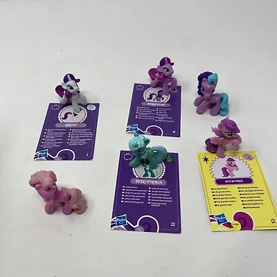 Hasbro My Little Pony Bundle Of 6 Horses With Name & Card Action Figures • £9.99