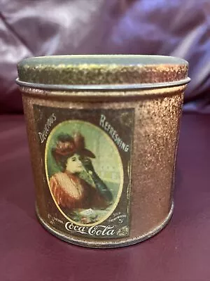 Coca Cola Metal Tin Small Vintage Box Tea Tin Container • $3.99