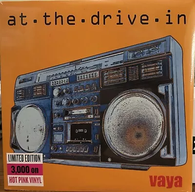 At The Drive-In Vaya EP 10” NEW/SEALED Hot Pink Marbled Vinyl #/3000 Fearless • $85