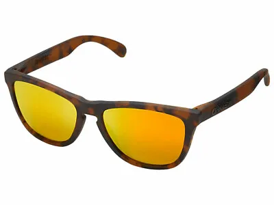 Oakley Frogskins Fall Out Sunglasses 24-416 Matte Brown Tortoise/Fire Iridium • $129.99