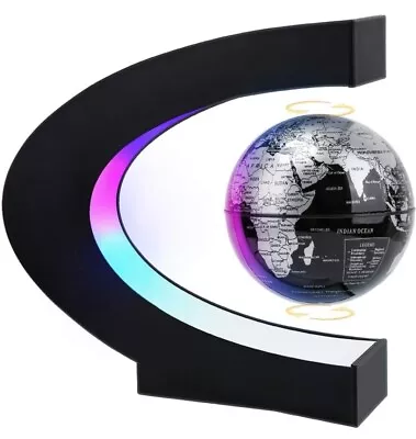 NEW Magnetic Floating Levitation Globe LED World Map Electronic Antigravity Lamp • $35