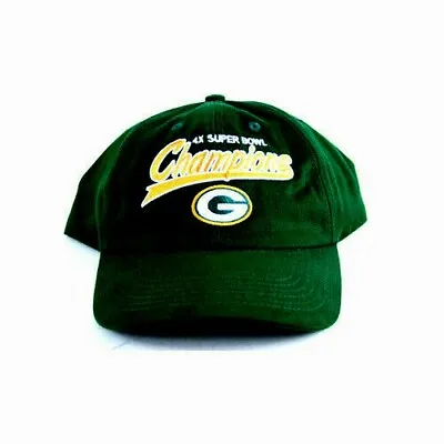 NFL Green Bay Packers 4X Super Bowl Champions Adjustable Cap Hat • $8.95