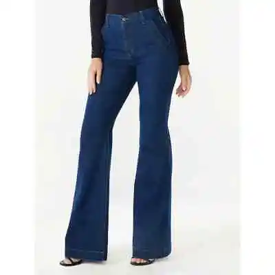 SOFIA VERGARA - SIZE: 6 - Flare Trouser High-Rise Jeans W/ 30.5  Inseam - NEW! • $19.05
