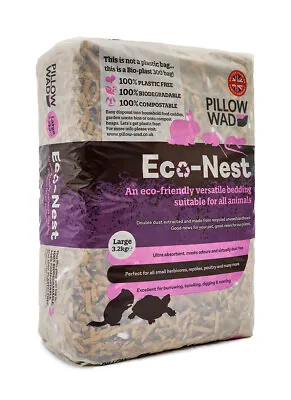 Large Bio Eco-nest 3.2kg Small Animal Bedding Absorbent Dust Free • £8.40