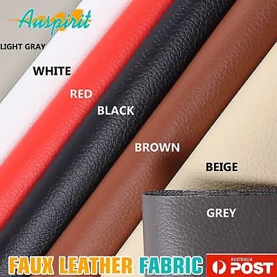 Auto Upholstery Marine Grade Vinyl Leather Fabric Mildew Resist Material Restore • $105.98