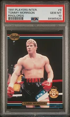 1991 Players International Ringlords #9 Tommy Morrison - PSA 10 • $199