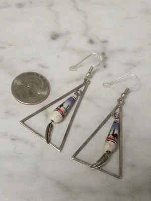 Orecchini In Argento Con Lama E Alpaca Per Donna, Orecchini A Con Lama E Alpaca Per Donna Orecchini A Bottone Lama E Alpaca Argento 925 95484296