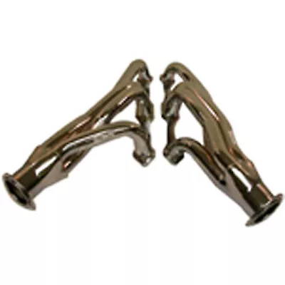 SBC 350 Chevy Chrome Headers - Camaro Chevelle Caprice Monte Carlo Nova Impala • $211.27