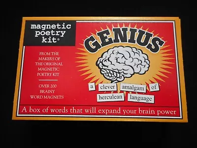 New GENIUS Magnetic Poetry Kit • $12.95