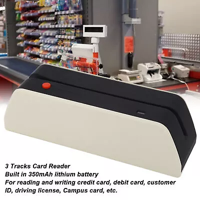 BT MSR Stripe Reader 3 Track Magstripe Card Reader With USB  • $207.41