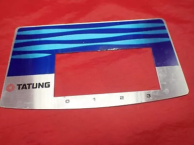 Vintage Tatung LC-12 Oscillating Fan 3 Speed REPLACEMENT Logo Emblem Plate • $10.99