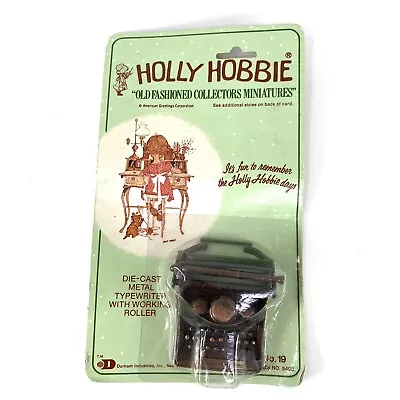 Vtg 1970s Holly Hobbie Old Fashioned Collectors Miniatures #19 TYPEWRITER • $19.89