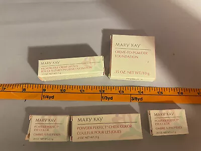 Mary Kay Discontinued Makeup Lot Fuchsia Spun Silk Creme To Powder Fig Cashmere • $30