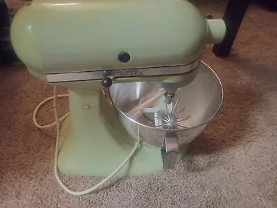 Vintage Hobart KitchenAid k45 pistachio Green  • $110