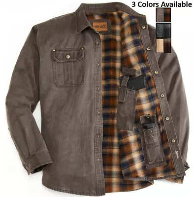 Venado Cotton Suede Bounty Man Concealed Carry Shirt Jacket • $149.99