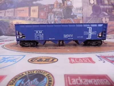 HO Athearn Custom UPGRADED B M 4 Bay Open Hopper #71714hasKDs&MORE** NICE LQQK** • $8.90