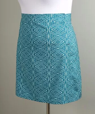 RIP SKIRT Batik Tribal Print Casual Classic True Wrap Mini Skirt Size Large • $50.99