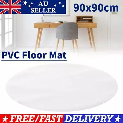 $25.88 • Buy Chair Mat Carpet Floor Protectors PVC Home Office Room Computer Work Mats 90cm