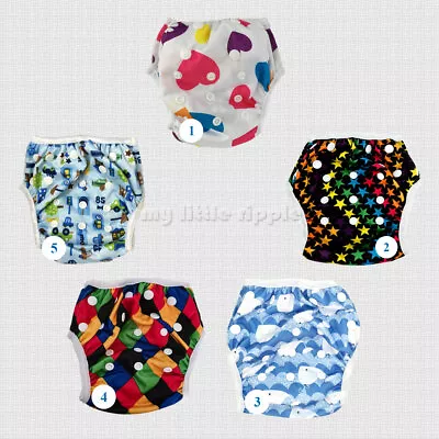 Swimming Pants Swimwear Diapers Nappy Pants For Babies Washable Adjustable • $6.99