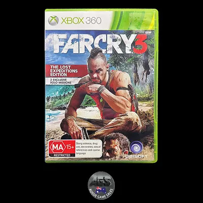 Far Cry 3 (Xbox 360) VGC + Manual - Shooter • $9.95