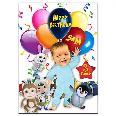 736; Large Personalised Birthday Card; Baby Jake; For Any Name Age To Little  • £6.90