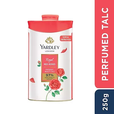 Yardley London Royal LongLasting Fragrance Red Rose Talc Powder For Unisex 250g • £16.13