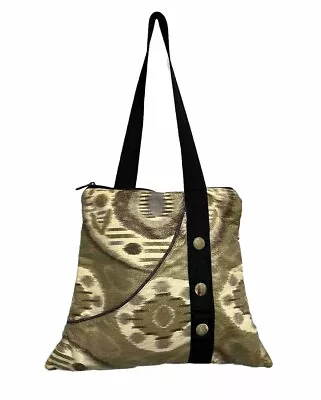 Millie Bags Handbag Purse Shoulder Bag Green Gold Artsy Handmade? • $16.99