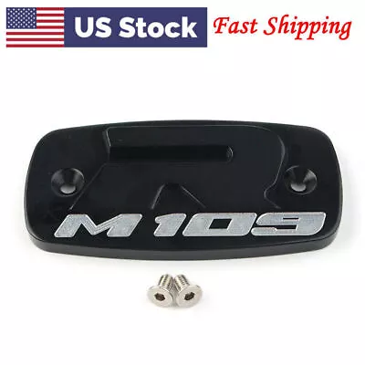 Front Brake Master Cylinder Reservoir Cover Cap Fit Suzuki Boulevard M109R Black • $14.24