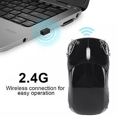 Portable Mini Optical Wireless Mouse Laptop Mice 3 Buttons 2.4GHz USB UK • £6.55