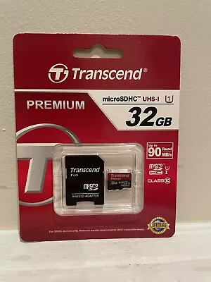 Transcend 32gb/90 Mb Micro SDHC  • $3