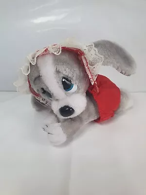 Vintage 1980s Sad Sam & Honey Soft Toy Wearing Night Gown Lying Down By Applause • £9.99