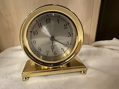 Brass Chelsea Constitution Desk Clock (excellent Condition ) • $350