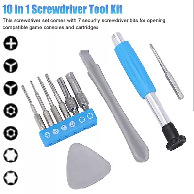 For Nintendo Switch SNES N64 NES 10 In 1 Screwdriver Security Repair Tool Kit US • $6.96