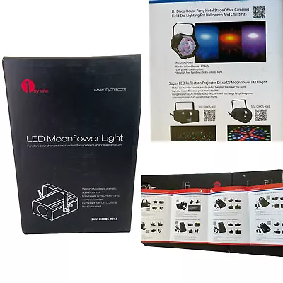 New-Box 1 By One LED Moonflower Stage Light DJ Party Wedding Club Disco Lighting • $26.99