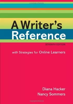 A Writer's Reference With Strategies For Online Learners • $15.58