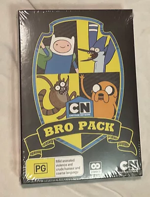 £19.33 • Buy Adventure Time + Regular Show Bro Pack ( 2 Disc ) NEW & Sealed REGION 4 Kids Ani