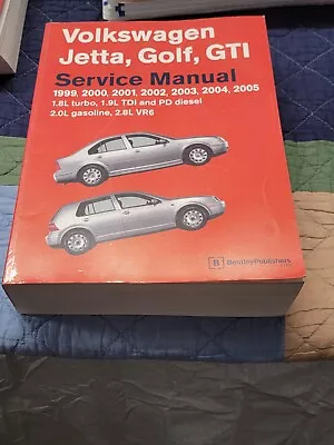 Volkswagen Jetta Golf GTI Service Manual  Bentley Publishers 1999-2005 MK4 • $64.99