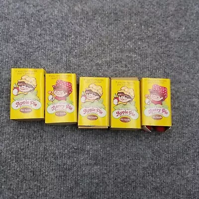 Fun World Fruit Scented Matchpack Pocket Dolls Lot Of  5 Apple Berry Pie 80s • $33.99