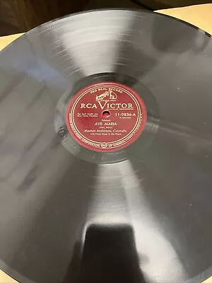 RCA MARIAN ANDERSON Schubert Aufenthalt/ Ave Maria Schubert • $4.99