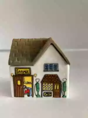 Wade Whimsies Whimsey-On-Why Porcelain Figurine Garage Service Station #11 EUC • $15.99