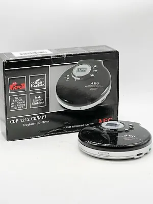 Vintage Boxed Aeg Cdp 4212 Cd/mp3 Portable Personal Player No Headphones • £18.99