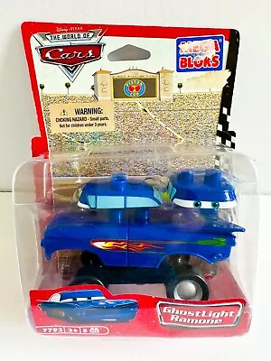 SUPER RARE Disney Cars Mega Bloks Ghost Light Blue Ramone Brand New Sealed #7792 • $199.99