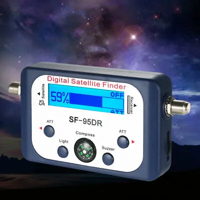 £19.07 • Buy LCD Mini Digital Satellite Finder Meter Signal Strength Dish Sat Directv Compass