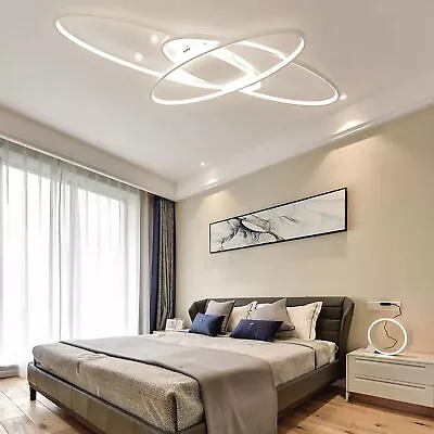 Geometric LED Ceiling Light Living Room Chandelier Flush Mount Lamp Fixture • $42