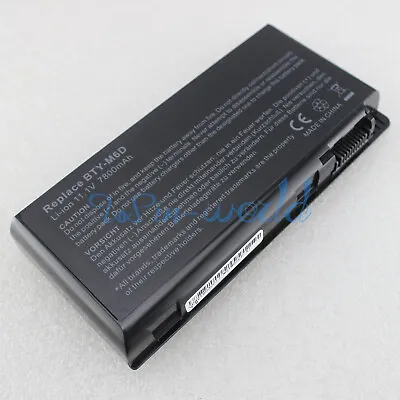 New 7800mAh BTY-M6D Battery For MSI GT60 GX60 GT70 GT660 GX660 GT680 GX680 GT780 • $32.89