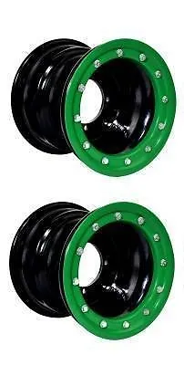 Kawasaki KFX 400 KFX 450R  Rear Wheels  Beadlock  9x8  3+5  4/110 Alba Racing BG • $239