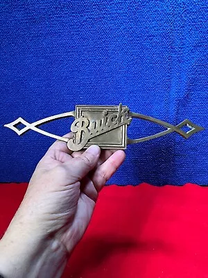 Vintage BRASS Grill Emblem Logo AA-10. **BUICK** • $12.50