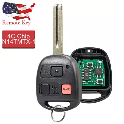 For 1999 2000 2001 2022 2003 Lexus RX300 Remote Key Fob Uncut 3 Button N14TMTX-1 • $15.39