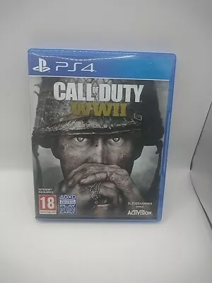 Call Of Duty WWII World War 2 For Sony PlayStation 4 - Video Game 2017 • £8.25